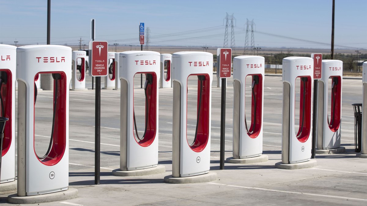 Trump targets EV charging funding programs Tesla benefits from